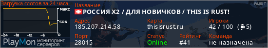 баннер для сервера rust. РОССИЯ X2 / ДЛЯ НОВИЧКОВ / THIS IS RUST!