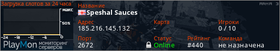 баннер для сервера arma3. Speshal Sauces