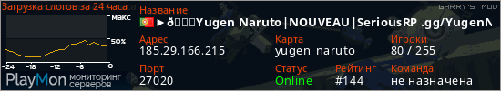 баннер для сервера garrysmod. ►🍃Yugen Naruto|NOUVEAU|SeriousRP .gg/YugenNRP