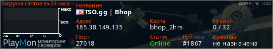 баннер для сервера garrysmod. TSO.gg | Bhop