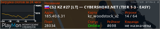 баннер для сервера cs2. CS2 KZ #27 [LT] — CYBERSHOKE.NET (TIER 1-3 - EASY)