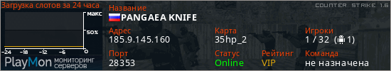 баннер для сервера cs. PANGAEA KNIFE