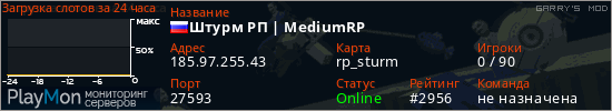 баннер для сервера garrysmod. Штурм РП | MediumRP