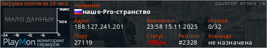 баннер для сервера cs. наше-Pro-странство