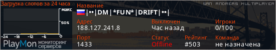 баннер для сервера samp. |&bull;&bull;|DM|*FUN*|DRIFT|&bull;&bull;|