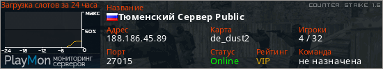 баннер для сервера cs. Тюменский Сервер Public