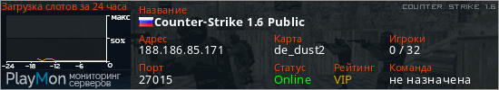баннер для сервера cs. Counter-Strike 1.6 Public