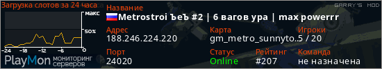 баннер для сервера garrysmod. Metrostroi ЪеЪ #2 | 6 вагов ура | max powerrr