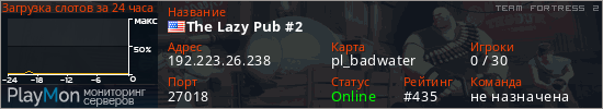 баннер для сервера tf2. The Lazy Pub #2