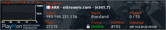баннер для сервера ark. ARK - nitroserv.com - (v361.7)