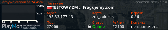 баннер для сервера cs. TESTOWY ZM :: Fragujemy.com