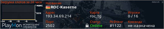 баннер для сервера arma3. ROC-Kaserne
