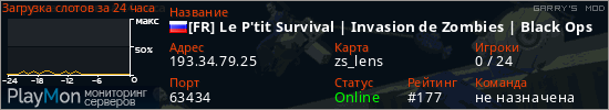 баннер для сервера garrysmod. [FR] Le P'tit Survival | Invasion de Zombies | Black Ops
