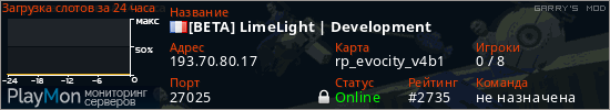 баннер для сервера garrysmod. [BETA] LimeLight | Development