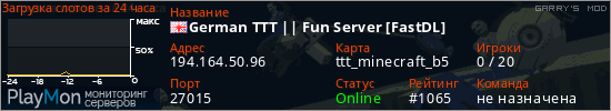 баннер для сервера garrysmod. German TTT || Fun Server [FastDL]