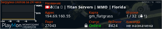баннер для сервера garrysmod. 🔱 Ⅷ | Titan Servers | MMO | Florida