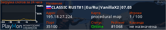 баннер для сервера rust. CLASSIC RUST#1|Eu/Ru|VanillaX2|07.03