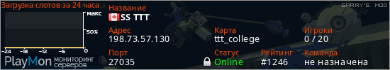 баннер для сервера garrysmod. SS TTT