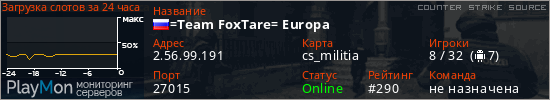 баннер для сервера css. =Team FoxTare= Europa