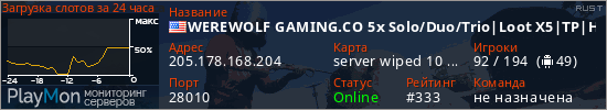 баннер для сервера rust. WEREWOLF GAMING.CO 5x Solo/Duo/Trio|Loot X5|TP|Homes|Kits|