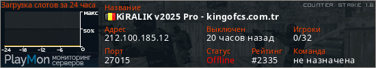 баннер для сервера cs. KiRALIK v2025 Pro - kingofcs.com.tr