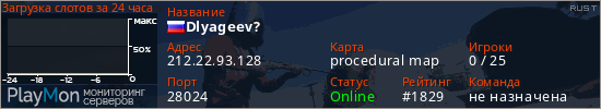 баннер для сервера rust. Dlyageev?