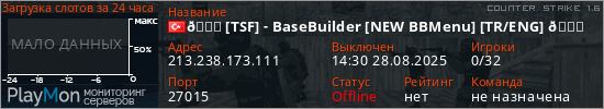 баннер для сервера cs. 👑 [TSF] - BaseBuilder [NEW BBMenu] [TR/ENG] 👑