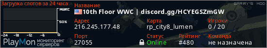 баннер для сервера garrysmod. 10th Floor WWC | discord.gg/HCYEGSZmGW