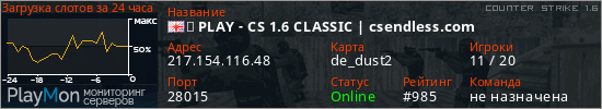 баннер для сервера cs. ➤ PLAY - CS 1.6 CLASSIC | csendless.com