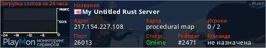 баннер для сервера rust. My Untitled Rust Server