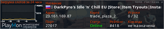баннер для сервера tf2. ★ DarkPyro's Idle 'n' Chill EU [QuakeSounds|WepReverts|DeathF