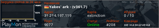 баннер для сервера ark. Yakes' ark - (v361.7)