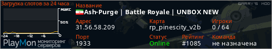 баннер для сервера garrysmod. Ash-Purge | Battle Royale | UNBOX NEW