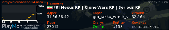 баннер для сервера garrysmod. [FR] Nexus RP | Clone Wars RP | Serious RP
