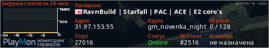 баннер для сервера garrysmod. RavnBuild | Starfall | PAC | ACE | E2 core's
