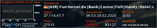 баннер для сервера garrysmod. [GER] Fun-Server.de [Bank|Casino|Fish|Handy|Hotel|Lizenz|VCMod]