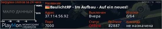 баннер для сервера garrysmod. BaulichtRP - Im Aufbau - Auf ein neues!