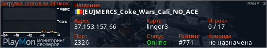 баннер для сервера arma3. [EU]MERCS_Coke_Wars_Cali_NO_ACE