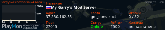 баннер для сервера garrysmod. My Garry's Mod Server