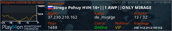 баннер для сервера csgo. Strogo Pohuy HVH 16+||1 AWP||ONLY MIRAGE