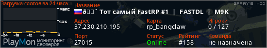 баннер для сервера garrysmod. 🔴 Тот самый FastRP #1 | FASTDL | M9K