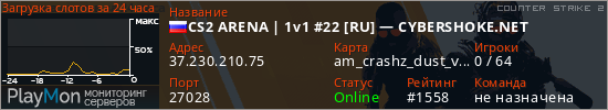 баннер для сервера cs2. CS2 ARENA | 1v1 #22 [RU] — CYBERSHOKE.NET