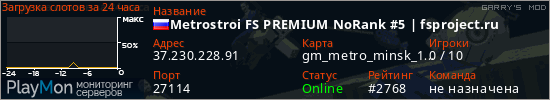 баннер для сервера garrysmod. Metrostroi FS PREMIUM NoRank #5 | fsproject.ru