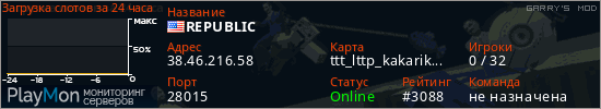 баннер для сервера garrysmod. REPUBLIC