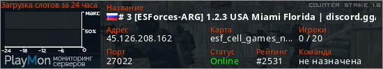 баннер для сервера cs. # 3 [ESForces-ARG] 1.2.3 USA Miami Florida | discord.gg/CHutHKdFwr