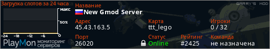 баннер для сервера garrysmod. New Gmod Server