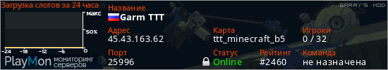 баннер для сервера garrysmod. Garm TTT
