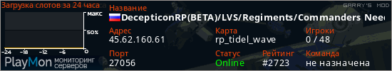баннер для сервера garrysmod. DecepticonRP(BETA)/LVS/Regiments/Commanders Needed