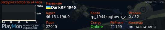баннер для сервера garrysmod. DarkRP 1945