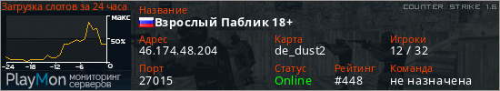 баннер для сервера cs. Взрослый Паблик 18+